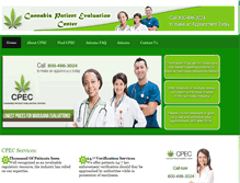 Tablet Screenshot of cannabispatientcenter.com